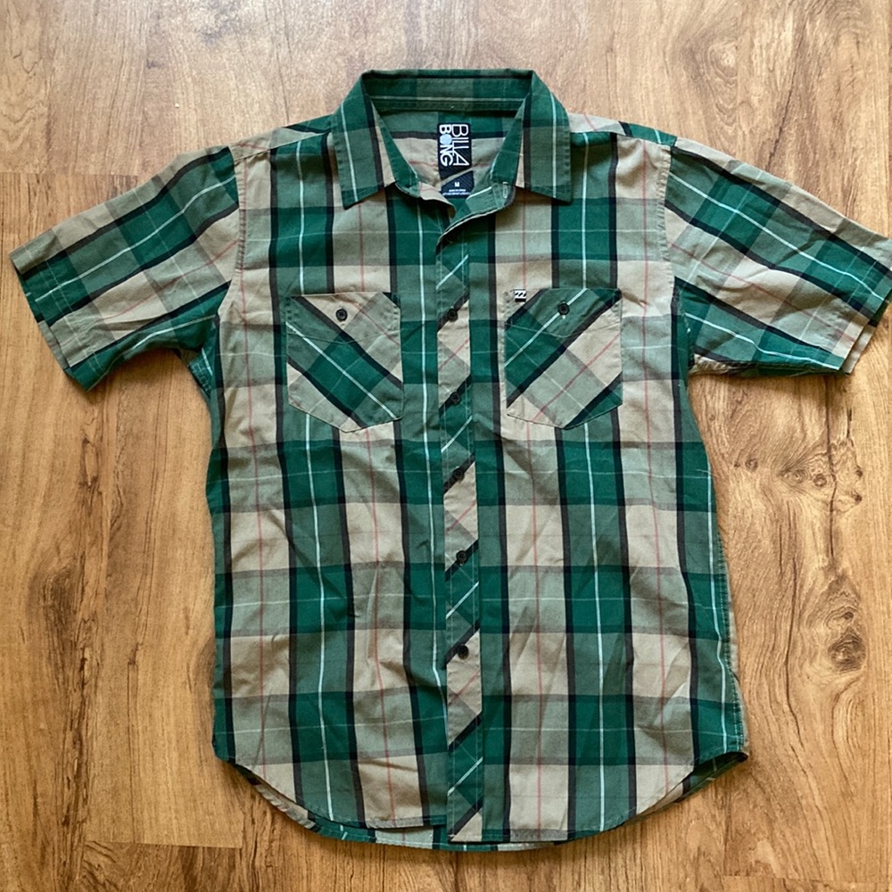 Plaid Billabong Button Down